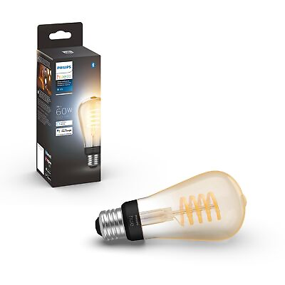 #ad 7W ST19 White Ambiance LED Smart Vintage Edison Filament Bulb Warm Pack of... $47.06