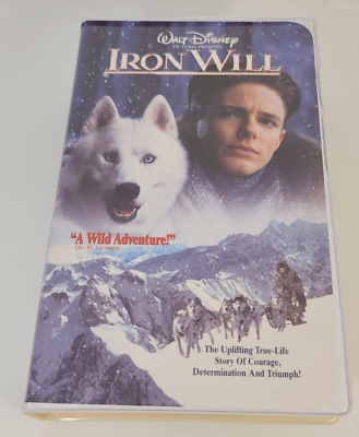 #ad Walt Disney Iron Will VHS Video $3.99