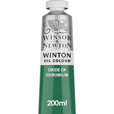 #ad Winsor amp; Newton Winton Oil Color 200ml 6.75 oz Tube Oxide Of Chromium $24.58