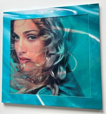 #ad Madonna Ray Of Light 25th Anniversary Holographic 3D Lenticular Vinyl Sleeve $101.99