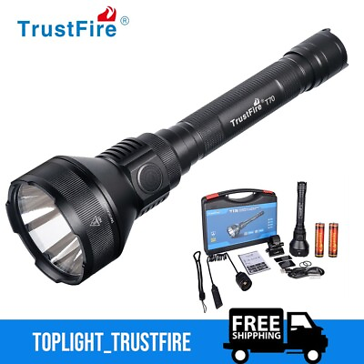 #ad TrustFire T70 2300LM Hunting Led Flashlight Ultra Powerful Rechargeable Light $119.99
