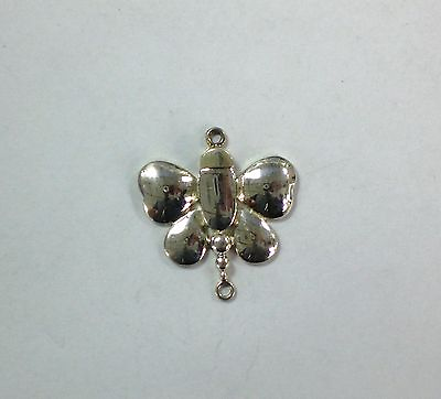 #ad Sterling Silver Butterfly Push and Pull Clasp $17.49
