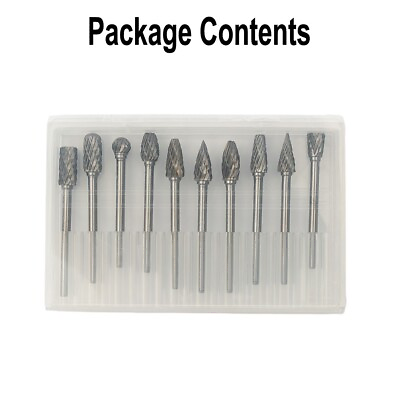 #ad Versatile Tools for Metal Removal with 14 DoubleCut Tungsten Carbide Burrs $16.42