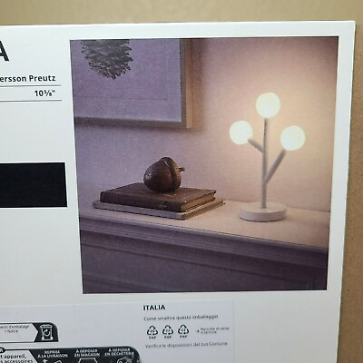 #ad IKEA Table Lamp STRALA Preutz LED 405.628.47 NEW 11quot; Light Fixture Decor NIB $26.90