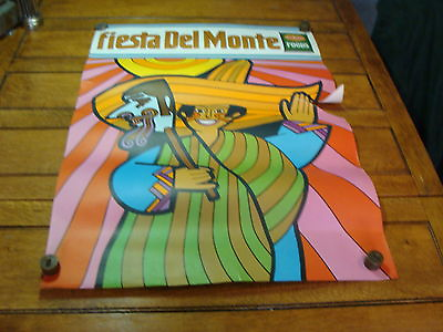 #ad Vintage 1969 FIESTA DEL MONTE Poster a bit hippy fun and cool #4 $177.64