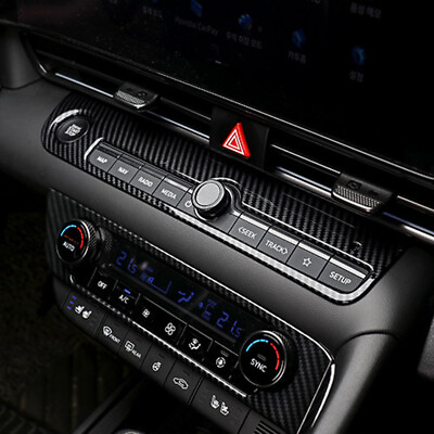#ad Carbon Fiber ABS Car Start Stop Engine Button Cover For Hyundai Elantra CN7 N $43.69