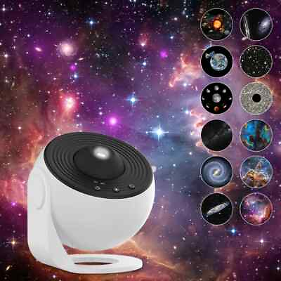 #ad USA LED Galaxy Projector Starry Night Light Moon Star Sky Nebula Projection Lamp $22.59