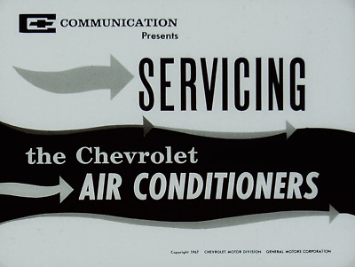 #ad 1967 Chevrolet Air Conditioning Service Film CD MP4 Format $12.99