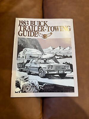 #ad 1983 Buick Trailer Towing Brochure Guide Estate wagon $6.00