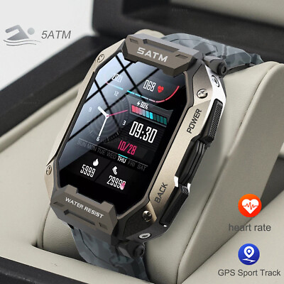 #ad 2022 New Diving Smart Watch Outdoor Sport Heart Rate Blood Pressure Bluetooth $43.99