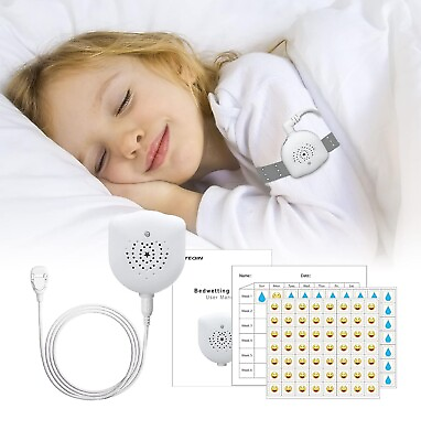 #ad Bedwetting Alarm USB Rechargeable Pee Alarm with Music Optional amp; Volume Control $19.99