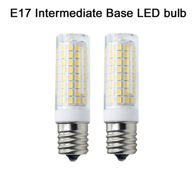 #ad 2x E17 C9 LED bulb 102 2835 Ceramics Light 9W 110V Lamp White for Microwave USPS $11.98