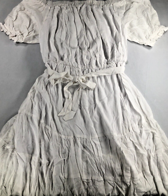 #ad Love X Design Lulu Off Shoulder White Dress 2XL New with Tags Flowy amp; Femini $7.05