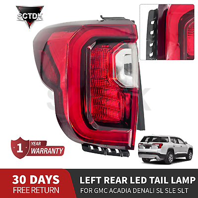 #ad LED Left Driver Side Tail Lamp light For GMC Acadia Denali SL SLE SLT 2020 23 $259.00