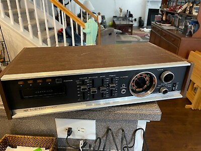#ad Vintage Electrophonic 8 track Stereo Dual Music System Powers up $107.99
