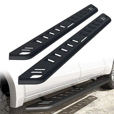 #ad 7quot; Running Board For 07 18 Chevy Silverado 2500 3500 Crew Cab Side Step Nerf Bar $139.99