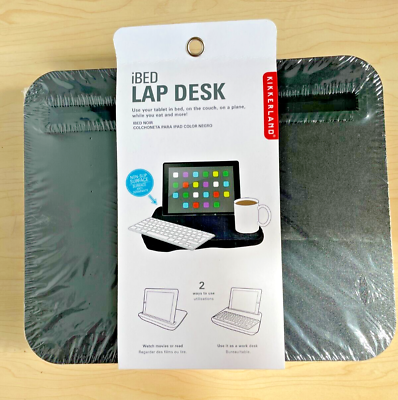 #ad Kikkerland iBed Lap Desk Tablet Stand Cushioned Non Slip Surface 2 Ways To Use $17.93