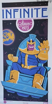 #ad Thanos Art Print Exclusive Loot Crate DX June 2018 Colossal $5.97