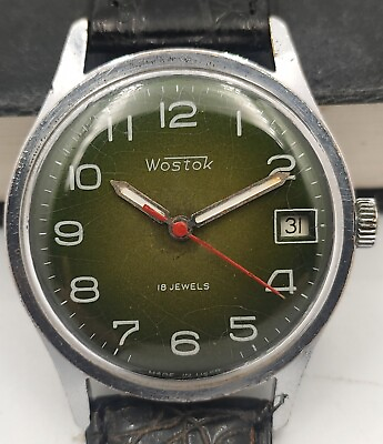 #ad Vintage Original Wostok Vostok 2214 Mens Wrist Watch Soviet USSR $39.00