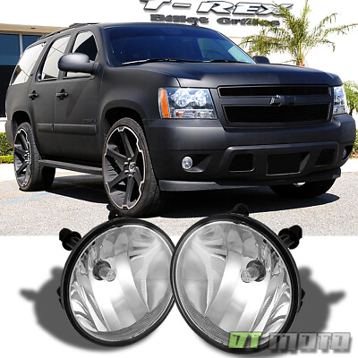 #ad 2014 2016 Round OE Style Driving Bumper Fog Lights Lamps Chevy GMC Ford Pair Set $24.99