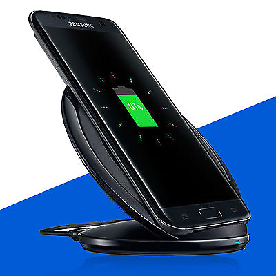 #ad Fast Qi Wireless Charger Charging Pad Stand Dock for Samsung Galaxy S6 S7 Edge $9.99