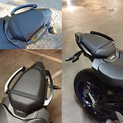 #ad Passenger Handle Grab Bars Rear Armrest Rear Bow For Yamaha MT 07 FZ07 2014 2017 $45.99