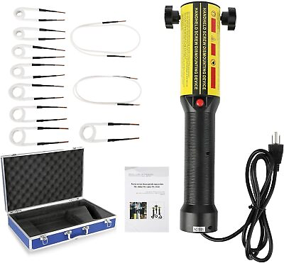 #ad 110V Magnetic Induction Heater Kit 1200W Automotive Flameless Heating8 10 Coils $193.99