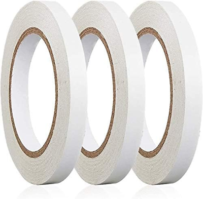 #ad Double Sided Tape 3 Rolls 0.4quot; X 30 Yards Adhesive Sticky Tape for Crafts Scra $16.24