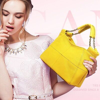 #ad 2023 New Handbag Lady Chain Soft Genuine Leather Tote Bags Women Messenger Bag $70.74