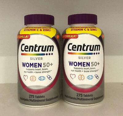 #ad Centrum Silver Women 50 Multivitamin Multimineral 275 Tablets Pack of 2 $39.99