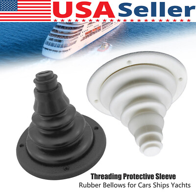 #ad Marine Rubber Protective Bellows Steering Shift Cable Boot For Cars Boats Yachts $16.52