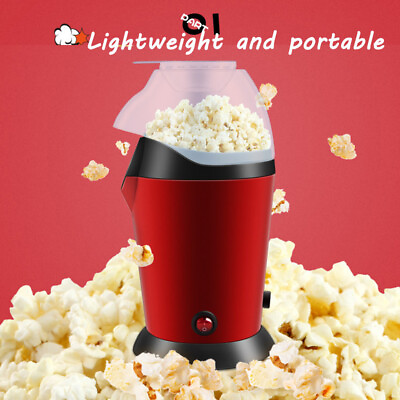 #ad AUG 1200W Mini Hot Air Popcorn Maker Household Electric Popper Popping AU $43.38