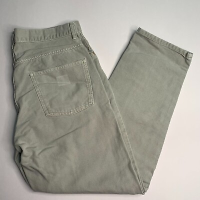 #ad Carhartt Newel Beige Mens Corduroy Chino Straight Leg Workwear Pant Size 33 $35.99