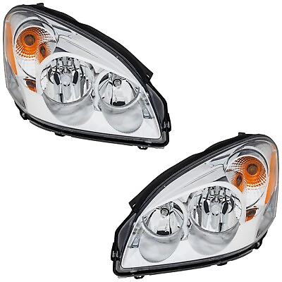 #ad Headlight Set For 2006 2011 Buick Lucerne Left and Right With Bulb CAPA 2Pc $185.36