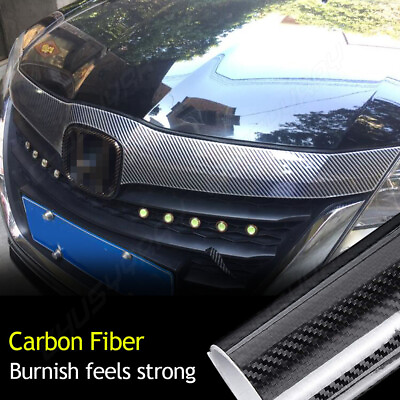 #ad 60quot;x12quot; Sticker Glossy Carbon Fiber Vinyl Film Car Interior Wrap Auto Accessorie $14.99