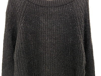 #ad Comfortable Lightweight Zoey Black Womens Sweater Size S $14.00