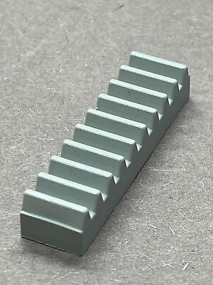 #ad LEGO Part 3743 Technic Gear Rack 1 x 4 Vintage Old Light Gray 1pc $1.50