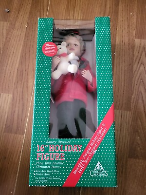 #ad 16 Inch Animated Holiday Figure Doll Plays Holiday Music; Vintage Circa 1972. $34.99