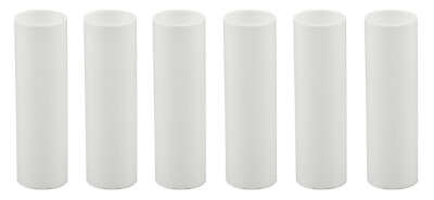 #ad #ad 3 Inch White Plastic Candle Cover For Candelabra Base Lamp Sockets 6 Pieces $6.99