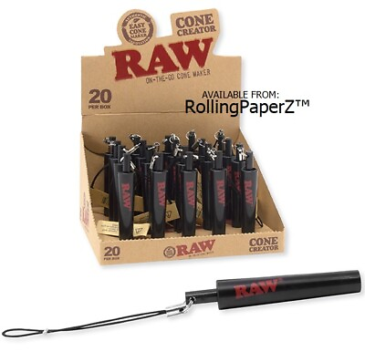 #ad One New RAW Rolling Papers CONE CREATOR On the Go Cone Maker Tool Saves you $$ $5.88