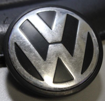 #ad Genuine OEM Volkswagen VW Golf Passat Center Cap Black amp; Chrome 3B7601171 $19.75