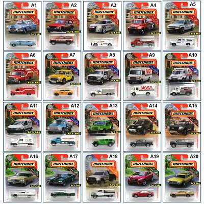 #ad MATCHBOX 2019 U Pick 20 To Choose Jeep Dodge Ford Chevy Police Fire Delivery New C $4.95
