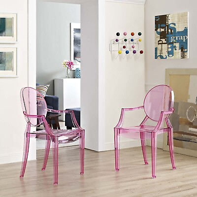 #ad Casper Dining Armchairs Set of 2 Pink $202.85