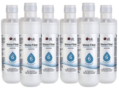 #ad 6 4 2 PACK LG LT1000P ADQ747935 Refrigerator Ice Water Filter Replacement Stock $39.99