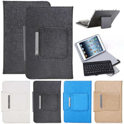 #ad Universal Tablet Case Wireless Keyboard Cover For Samsung Galaxy Tab 7quot; 8quot; 10.1quot; $21.99