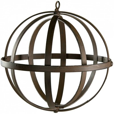 #ad Wrought Iron Ball 8quot; Antique Rust Finish $19.95