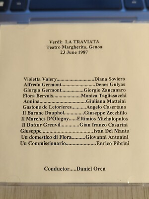 #ad Live Opera Recording CD2025 Traviata Soviero Gulyas Zancanaro Matteini Zecchillo $11.99