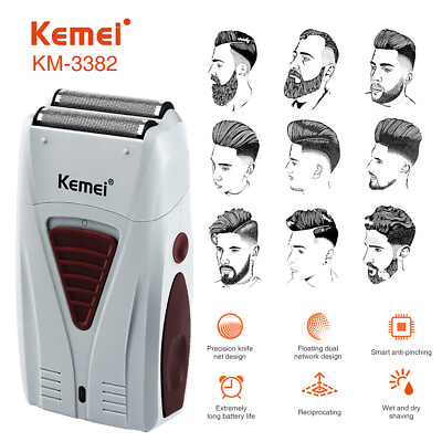 #ad Men#x27;s USB Electric Shaver Trimmer Razor Rechargeable Hair Beard Shaving Machine $18.99