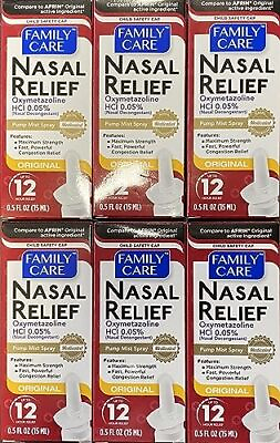 #ad Assured Nasal Relief Spray 12 Hour Pump Mist Oxymetazoline HCL 0.5 fl. Oz ... $24.18