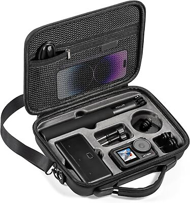 #ad Carrying Case for DJI Action 4 3 Camera Accessories Travel Shoulder Storage Case $28.79
